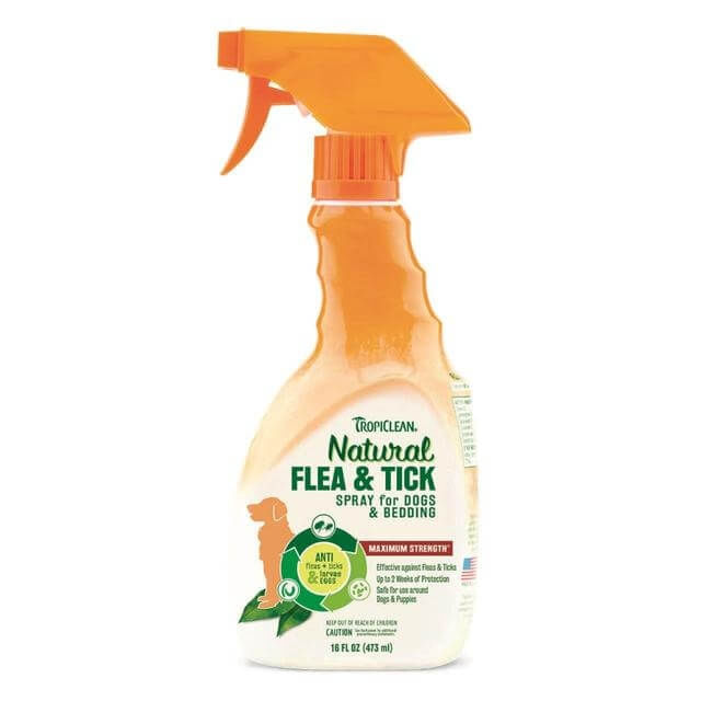 Tropiclean Flea and Tick Spray for Pets, 473 ml - poza 2