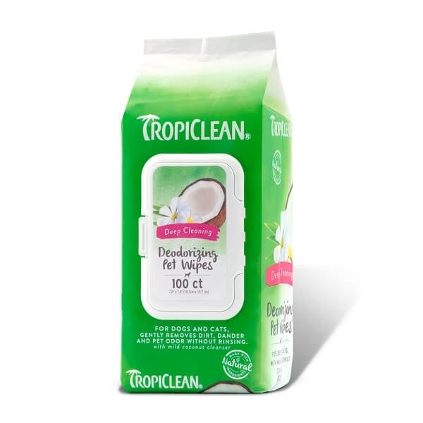 TropiClean Servetele Curatare Profunda, 100 bucati - poza 2
