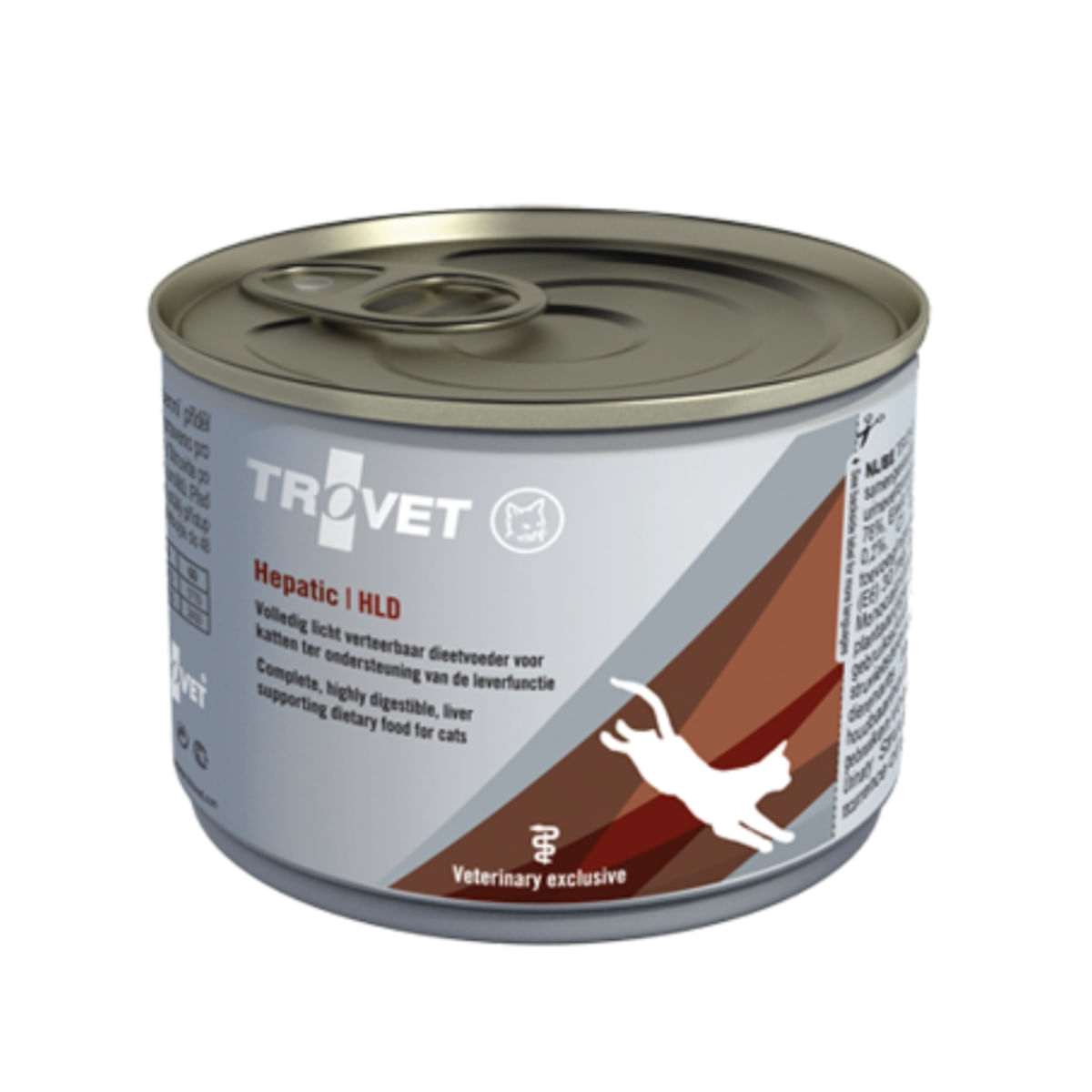 TROVET Cat Hepatic HLD, dietă veterinară pisici, conservă hrană umedă, afecțiuni hepatice, (pate), 200g - poza 2