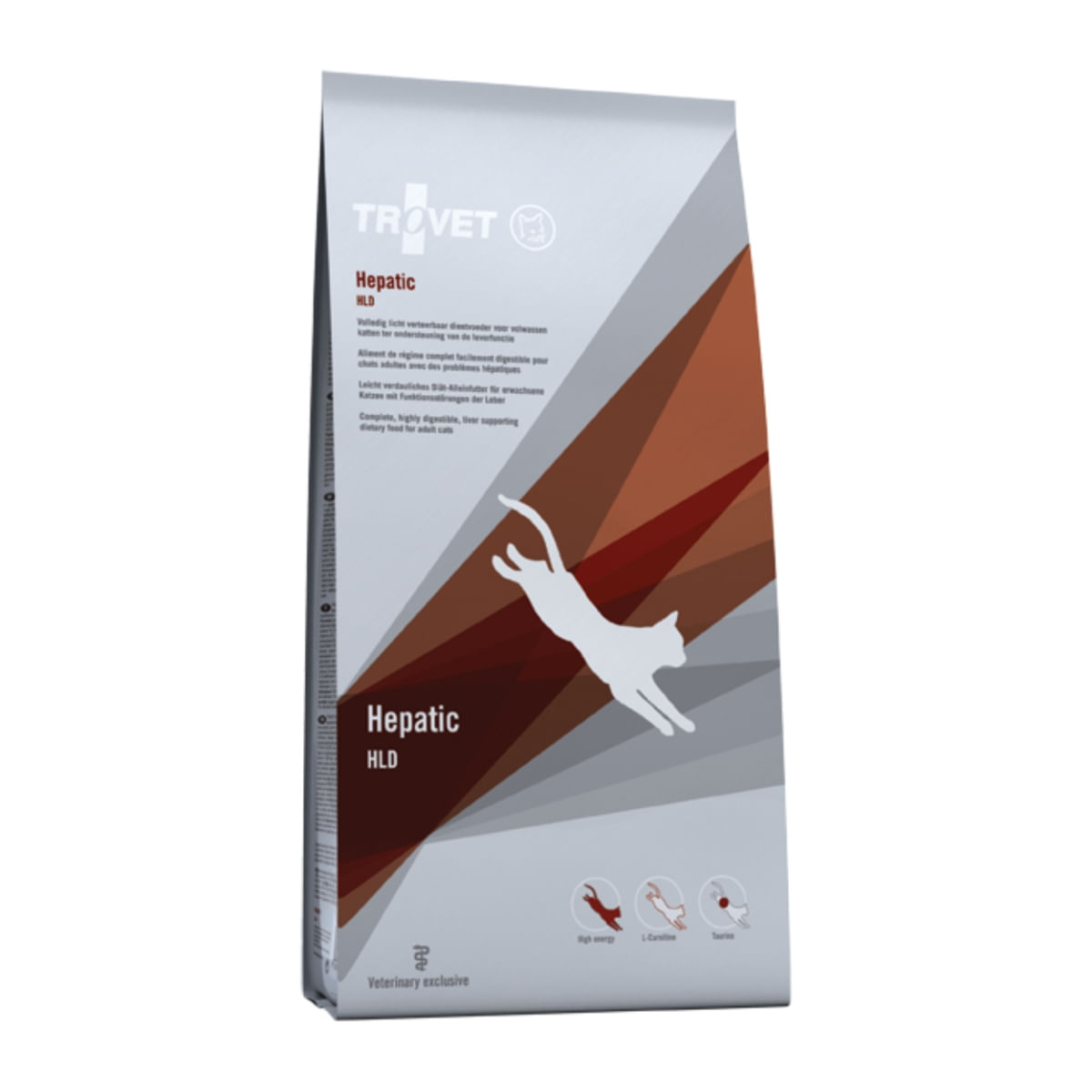 TROVET Cat Hepatic HLD, dietă veterinară pisici, hrană uscată, afecțiuni hepatice, 3kg - poza 1