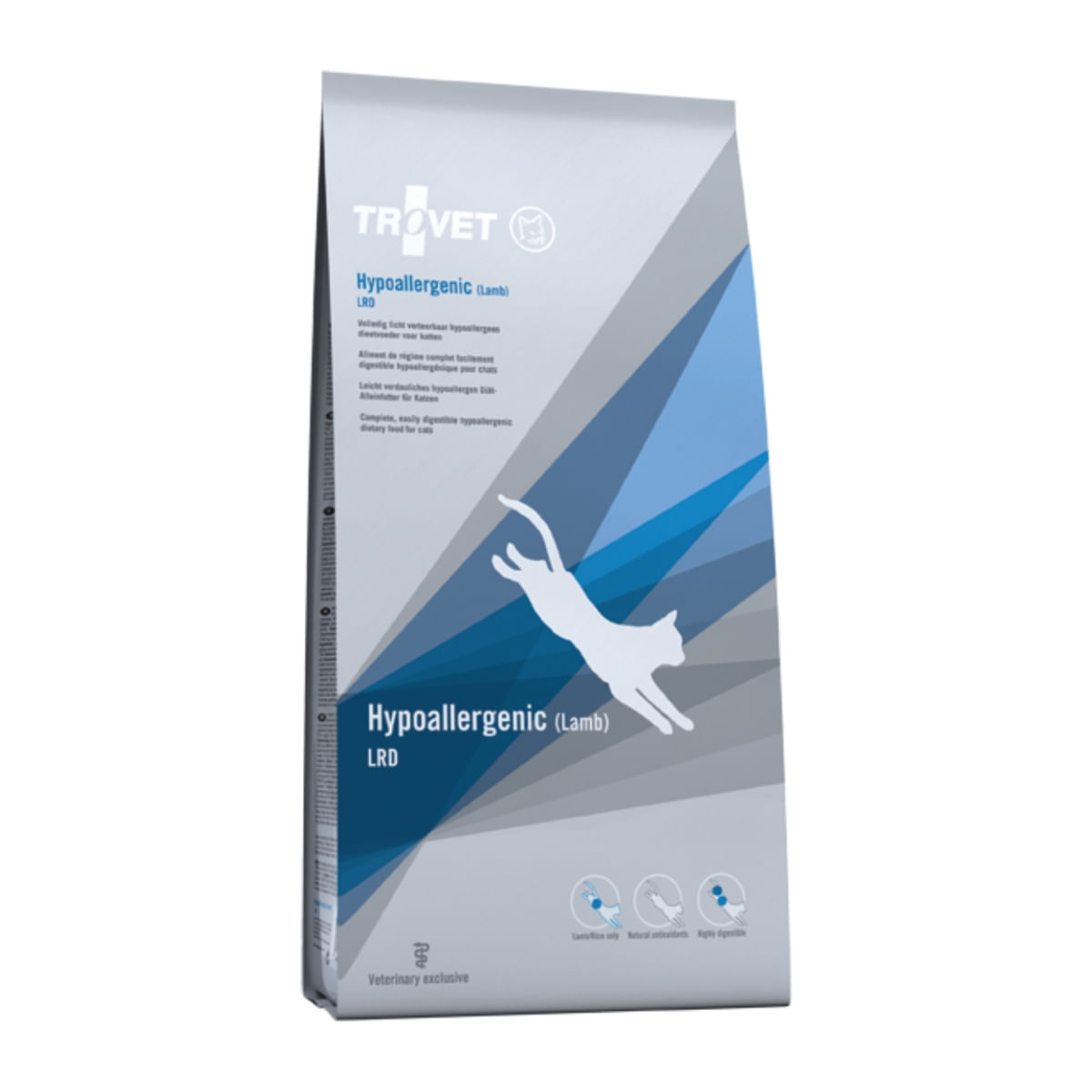 TROVET Cat Hypoallergenic LRD, Miel, dietă veterinară pisici, hrană uscată, afecțiuni digestive și dermatologice, 3kg - poza 1