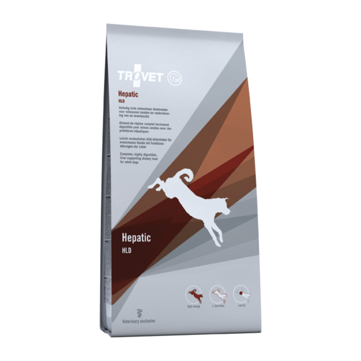 TROVET Dog Hepatic HLD, dietă veterinară câini, hrană uscată, afecțiuni hepatice, 12.5kg - poza 2