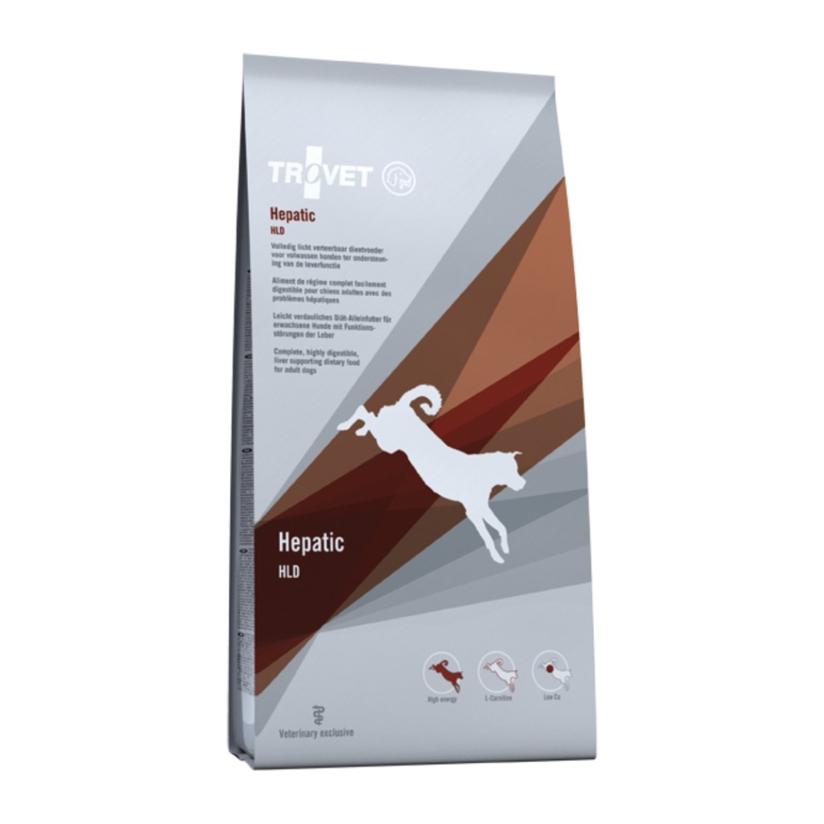 TROVET Dog Hepatic HLD, dietă veterinară câini, hrană uscată, afecțiuni hepatice, 3kg - poza 1