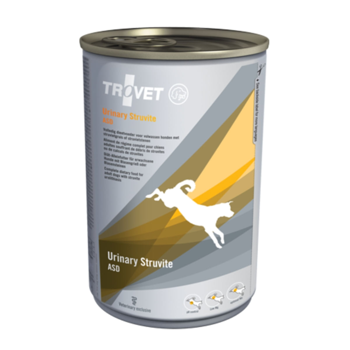 TROVET Dog Urinary Struvit ASD, dietă veterinară câini, conservă hrană umedă, afecțiuni urinare (struviți), (pate), 400g - poza 2