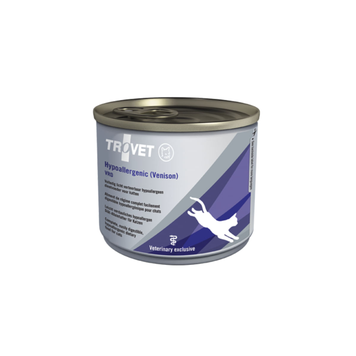 TROVET Hypoallergenic VRD, Căprioară, dietă veterinară, conservă hrană umedă monoproteică pisici, alergii, (pate), 200g - poza 2