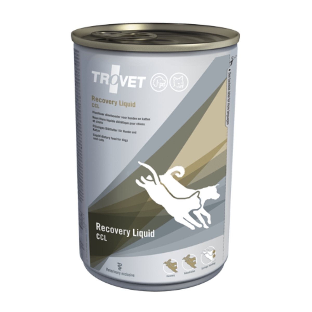 TROVET Recovery Liquid CCL, dietă veterinară câini și pisici, hrană lichidă, convalescență si recuperare postoperatoriu, (lichid),400g - poza 2