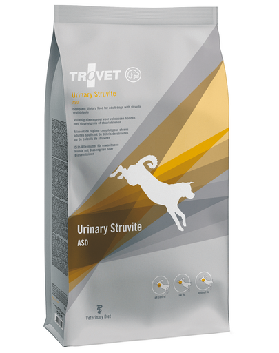 TROVET Urinary Struvite ASD 12,5 kg hrana caini afectiuni urinare