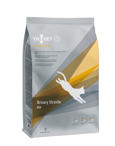 TROVET Urinary Struvite ASD hrană dietetică pisici adulte 10 kg