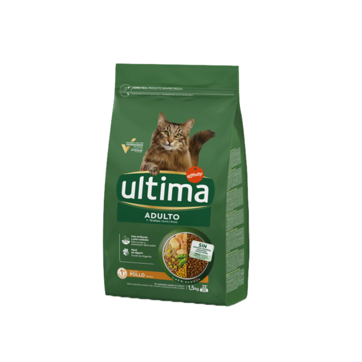ULTIMA Adult, Pui, hrană uscată pisici, 1.5kg - poza 2