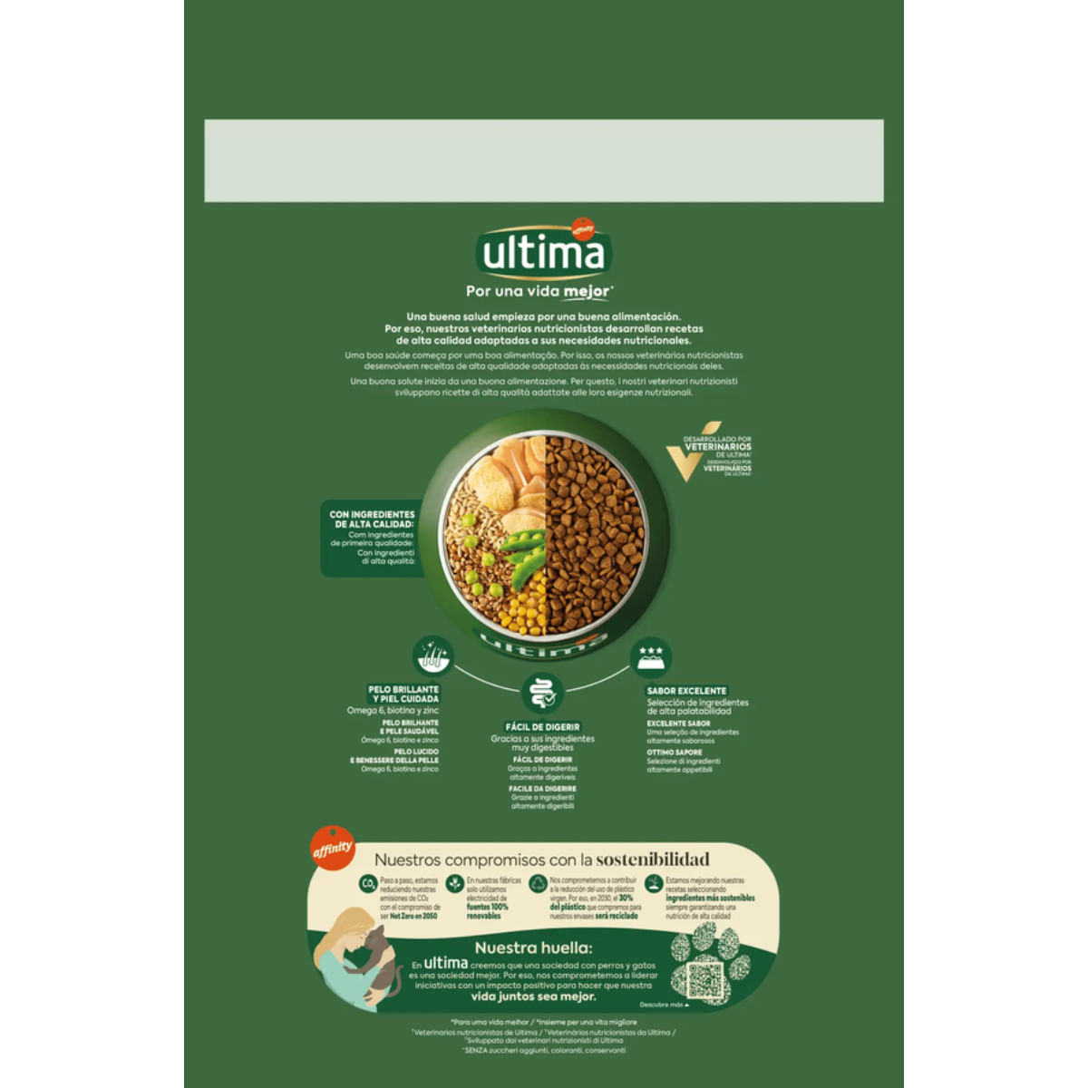 ULTIMA Adult, Pui, hrană uscată pisici, 1.5kg - poza 3