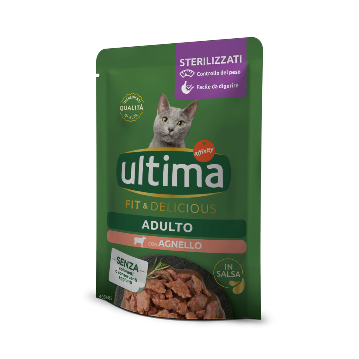 ULTIMA Fit & Delicious Sterilised, Miel, plic hrană umedă pisici sterilizate, (în sos), 85g - poza 1