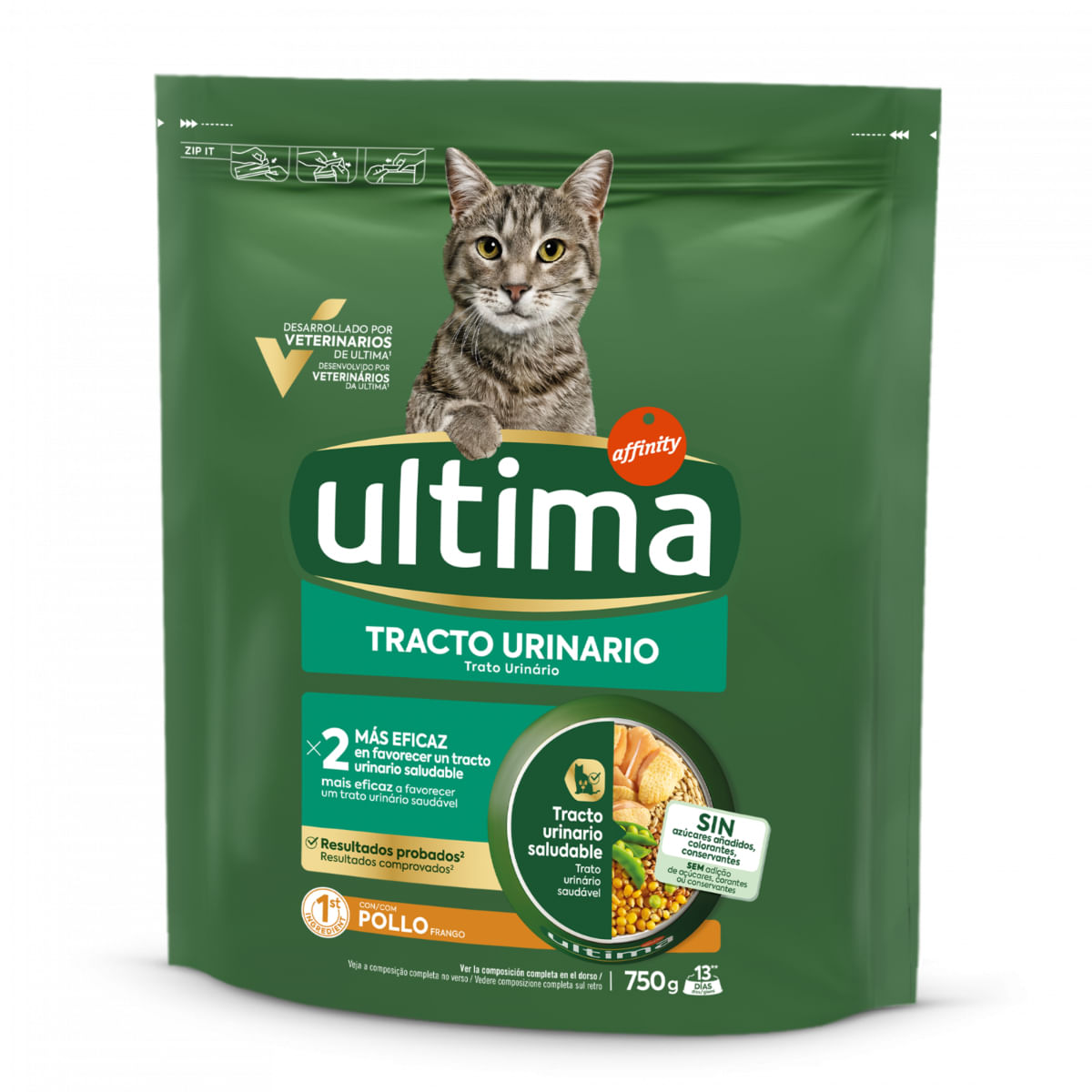 ULTIMA Urinary, Pui, hrană uscată pisici, sistem urinar, 750g - poza 2