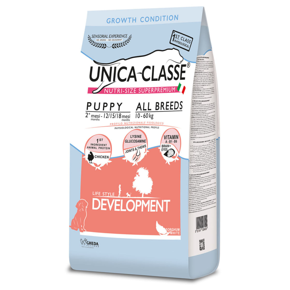 UNICA Classe Puppy Development, XS-XL, Pui, hrană uscată câini junior, 12kg