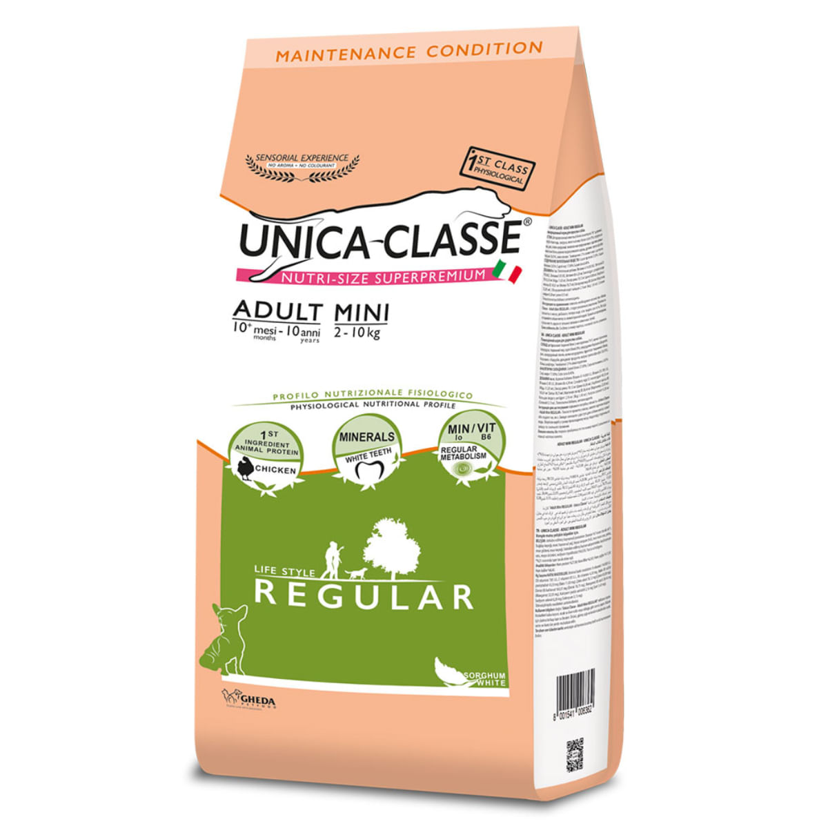 UNICA Classe Regular Mini, XS-S, Pui, hrană uscată câini, 2kg - poza 2