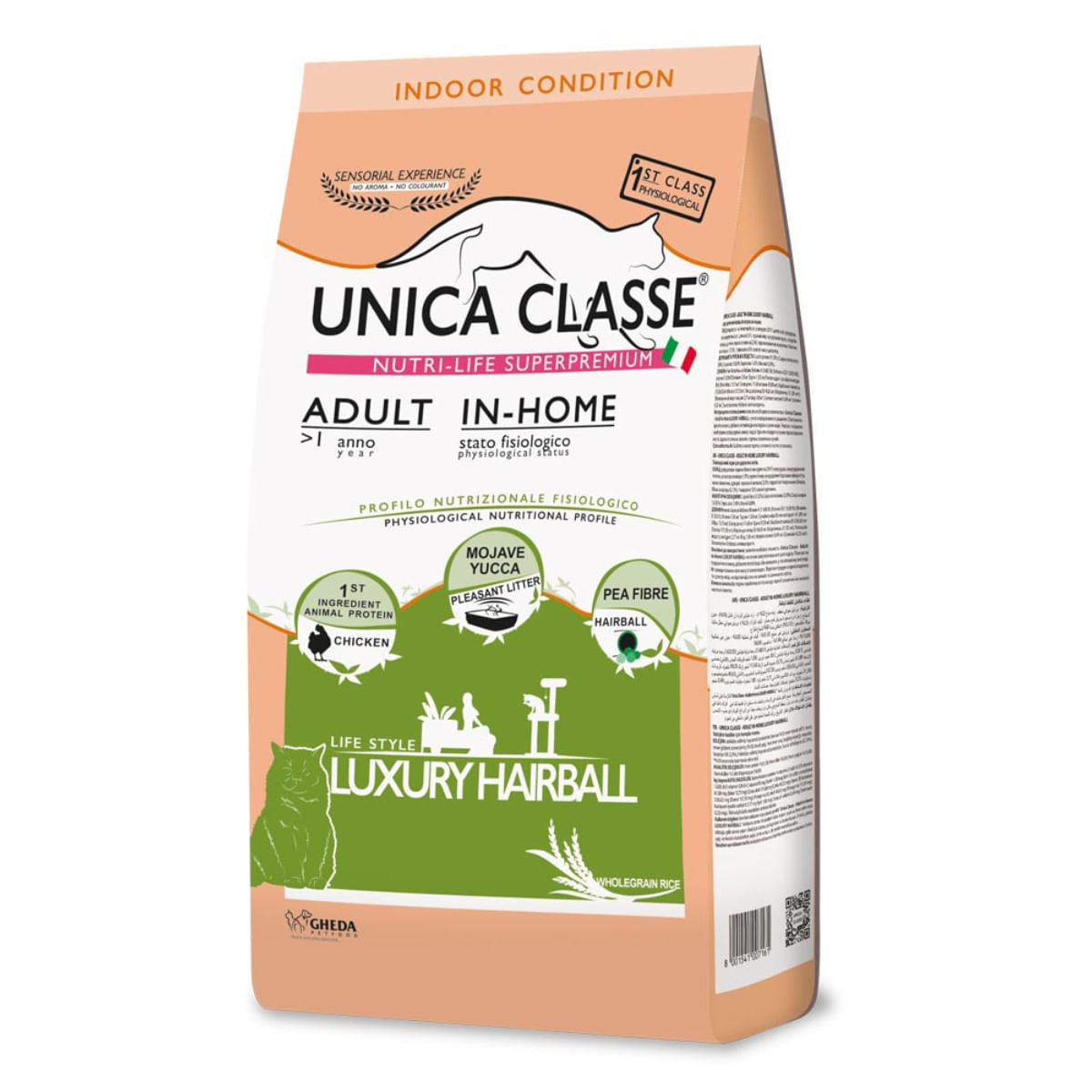 UNICA Classe Sensible Indoor, Pui, hrană uscată pisici, 10kg - poza 4