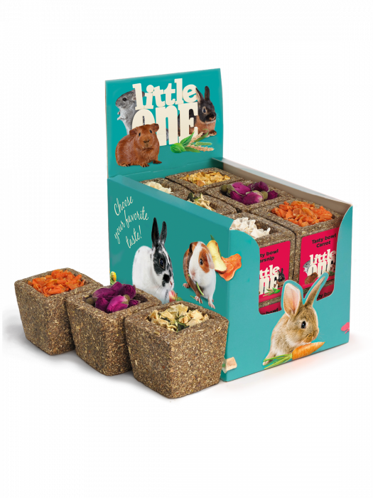 Vas din iarba cu mix de plante Little One, 12 x 65g