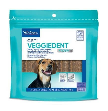 Veggiedent Dental Chew Virbac FR3SH M (10-30 kg), 15 bucati - poza 2