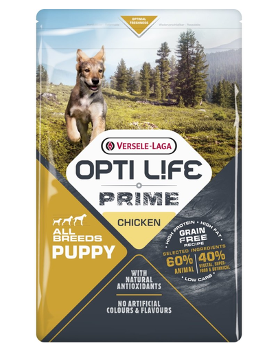 VERSELE-LAGA Opti Life Prime Puppy Chicken Hrana uscata pentru catei, cu pui 2,5 kg