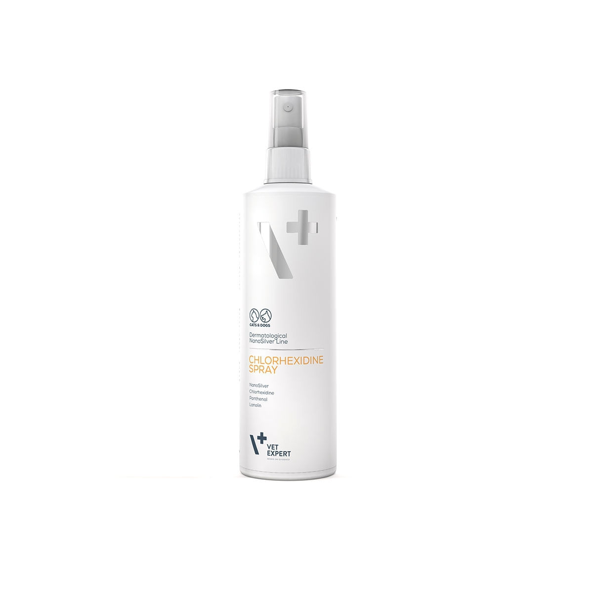 VET EXPERT Clorhexidina 4%, spray câini și pisici, antibacterian / antifungic, calmant, flacon, 100ml - poza 1