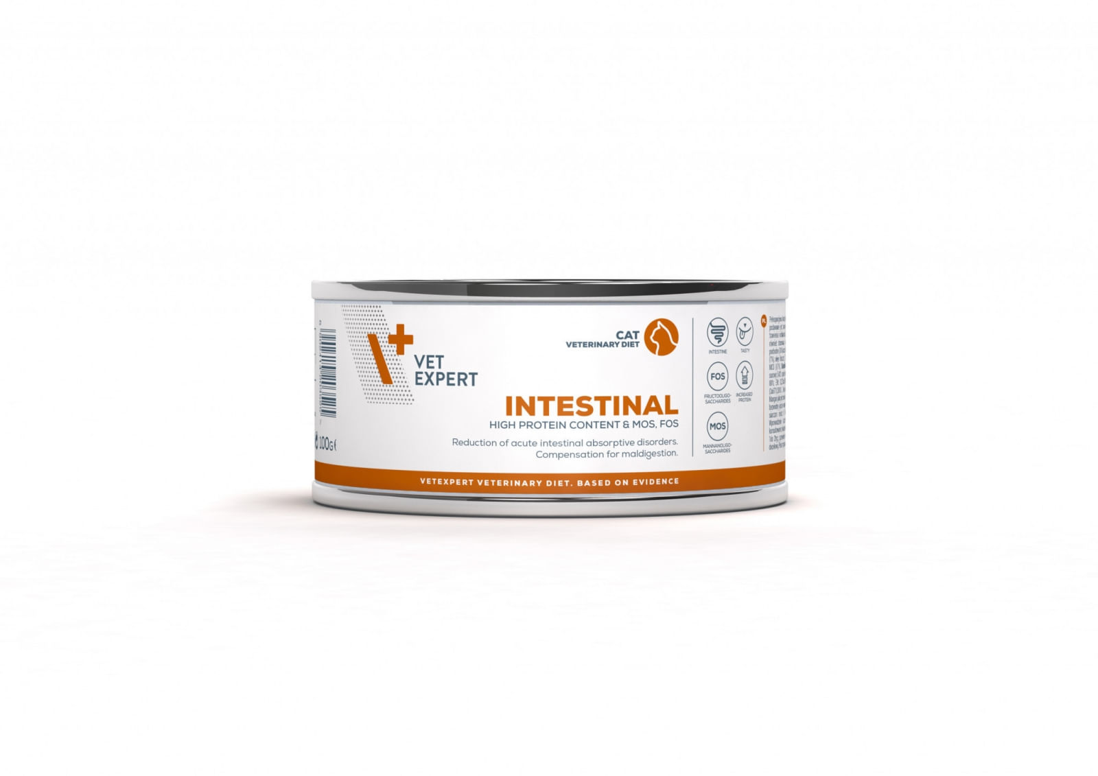 VET EXPERT Diets Intestinal, Pui și Curcan, dietă veterinară, conservă hrană umedă pisici, sistem digestiv, (pate), 100g - poza 2