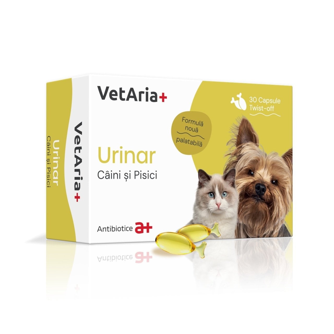VetAria+ Urinar, 30 capsule Twist-Off - poza 1