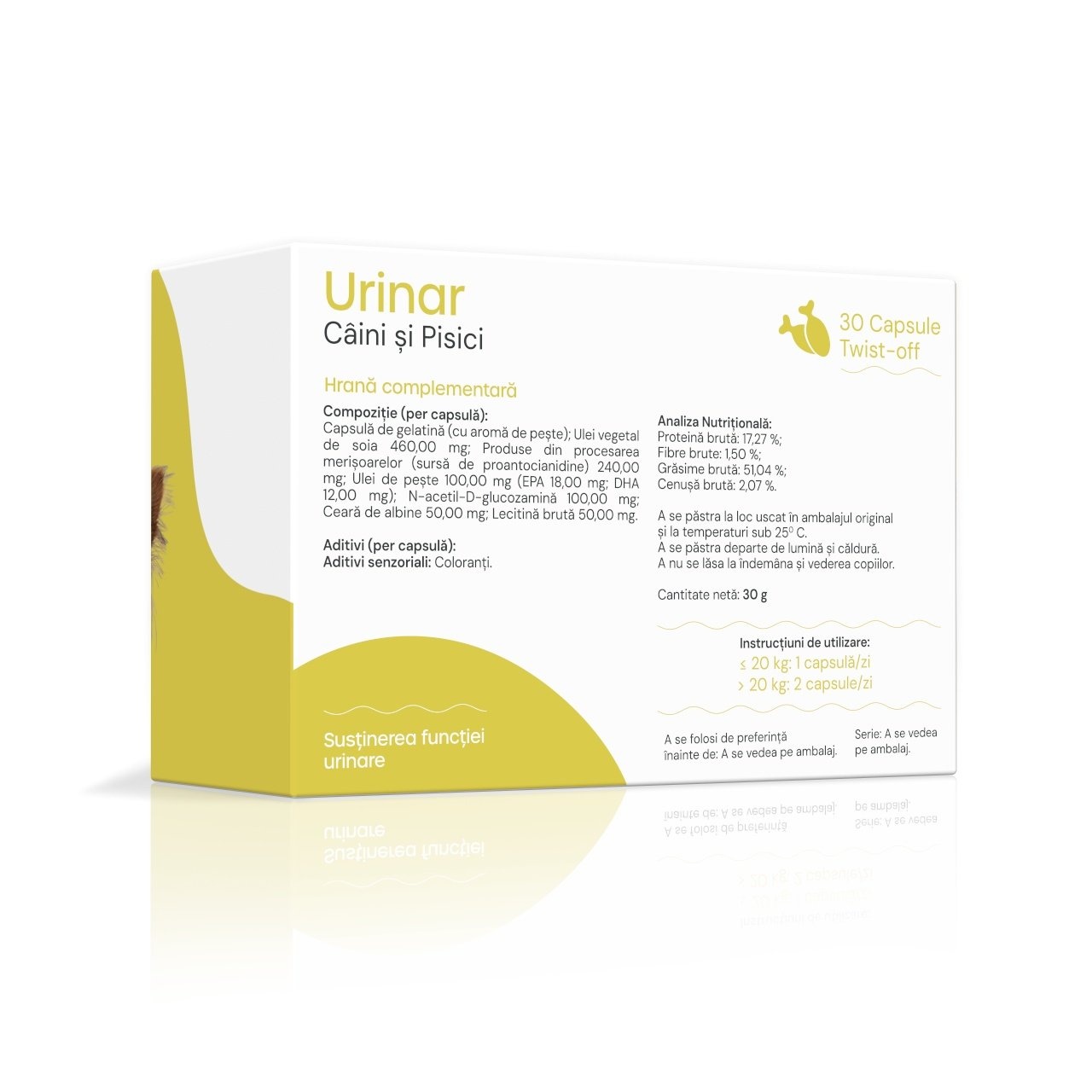 VetAria+ Urinar, 30 capsule Twist-Off - poza 2