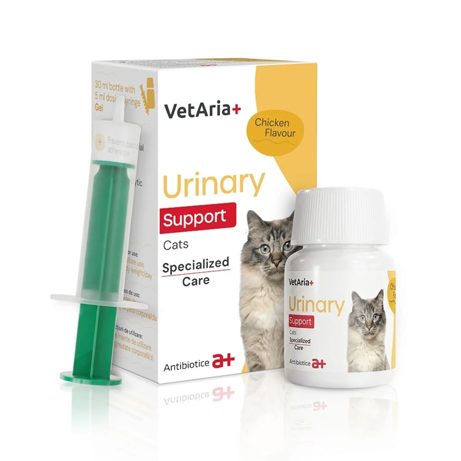 VetAria+ Urinary Support Pisica, 30ml - poza 2
