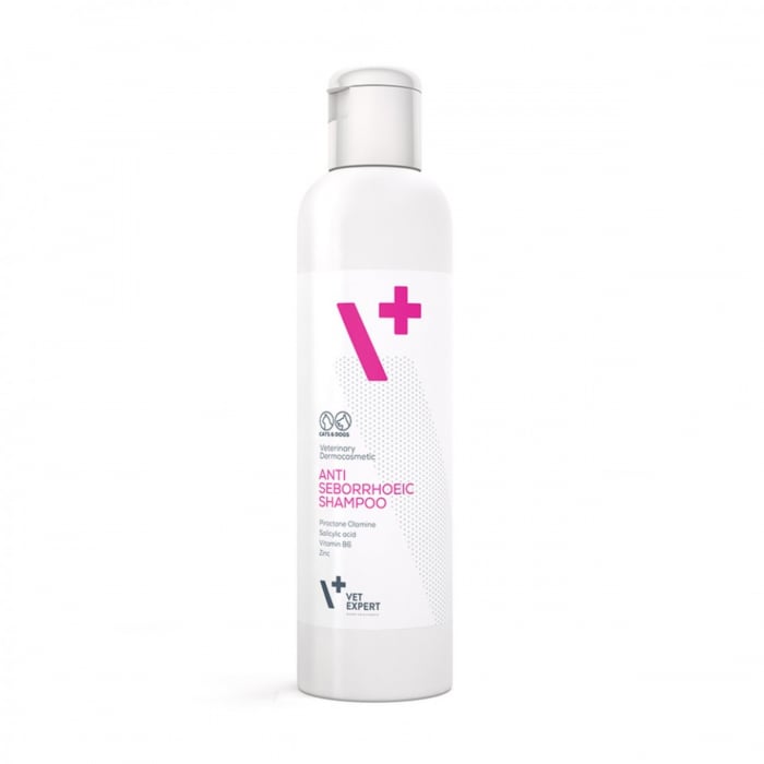 VetExpert Sampon AntiSeboreic pentru caini si pisici, 250 ml
