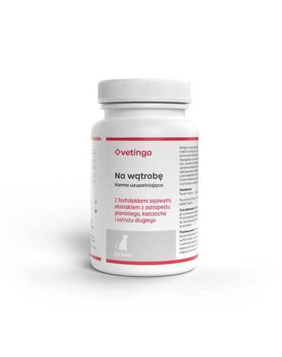 VETINGO Suport hepatic pentru câini 60 capsule