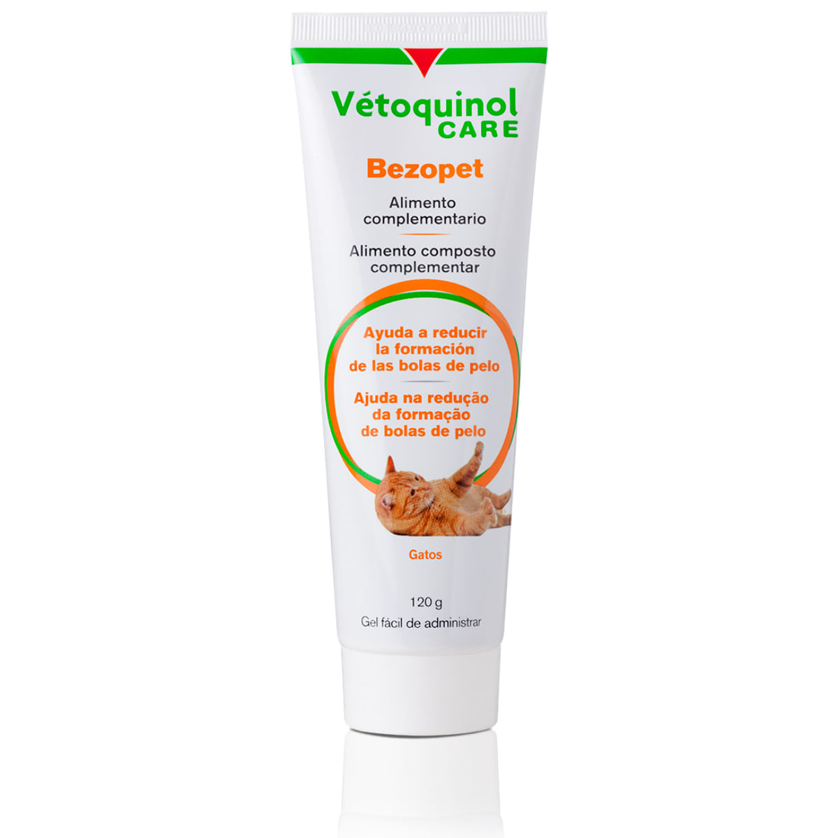 VETOQUINOL Benzo-Pet, supliment sistem digestiv, limitarea ghemurilor de blană pisici, gel VETOQUINOL Benzo-Pet, supliment sistem digestiv, limitarea ghemurilor de blană pisici, flacon, 120g gel - poza 2