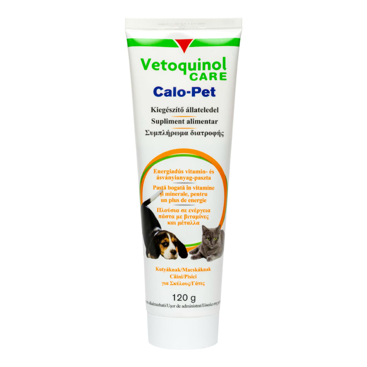 VETOQUINOL Calo-Pet, multivitamine convalescență câini, gel VETOQUINOL Calo-Pet, XS-M, multivitamine convalescență câini și pisici, flacon, 120g gel - poza 2