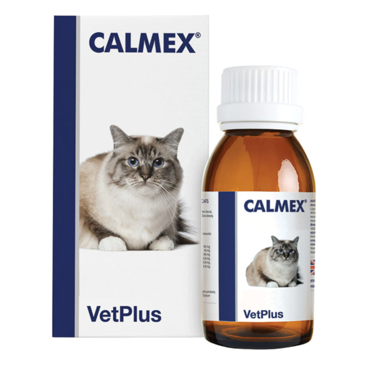 VETPLUS Calmex, supliment sistem nervos & calmante pisici, suspensie orală VETPLUS Calmex, supliment sistem nervos & calmante pisici, cutie, 60ml suspensie orală - poza 1