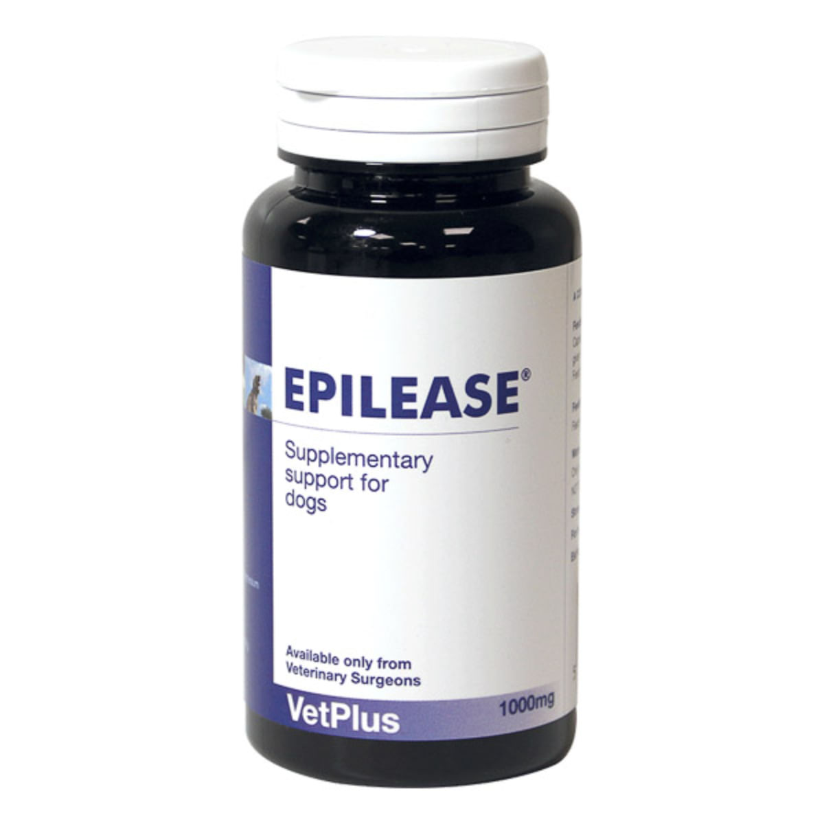 VETPLUS Epilease 1000mg, supliment sistem nervos & calmante câini, capsule VETPLUS Epilease 100mg, XS-XL, supliment sistem nervos & calmante câini, cutie, 60 capsule - poza 2