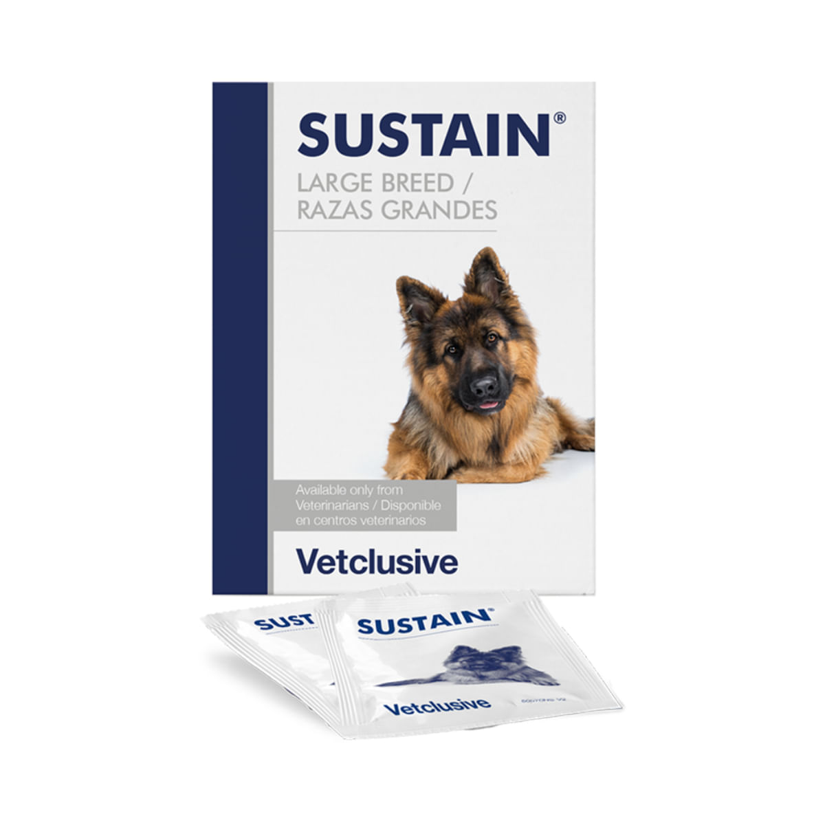 VETPLUS Sustain Large Breed, supliment sistem digestiv & probiotice, sistem imunitar câini, pudră VETPLUS Sustain Large Breed, L-XL, supliment sistem digestiv & probiotice, sistem imunitar câini, plic, 5.4g x 30buc pudră - poza 1