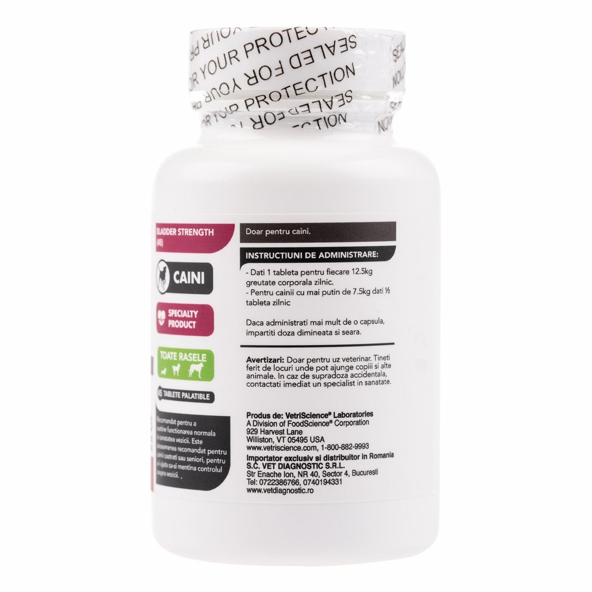 VETRI SCIENCE Bladder Strength, suplimente urinare câini, 45tbl masticabile - poza 2