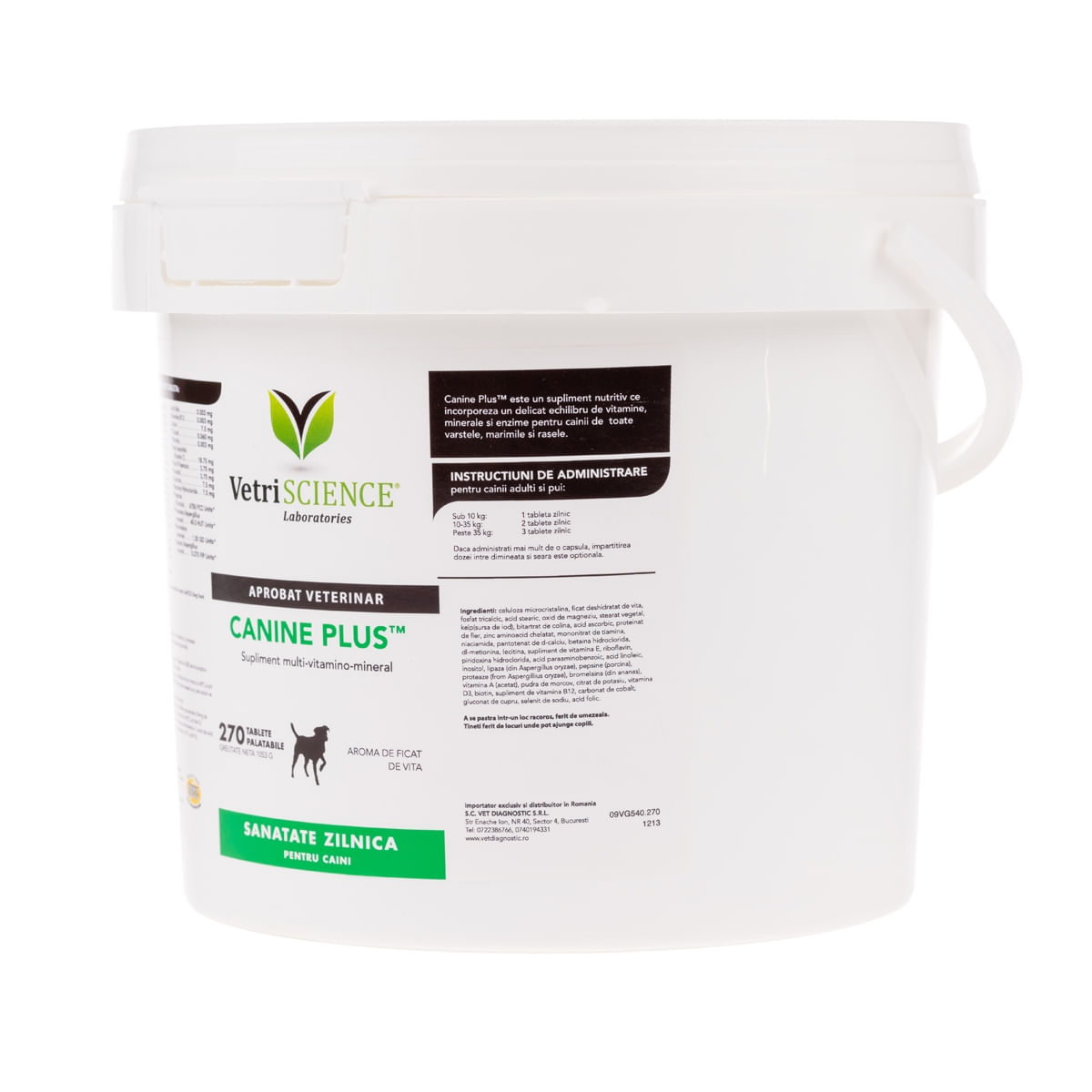 VETRI SCIENCE Canine Plus, Ca/P, multivitamine câini, 270tbl masticabile - poza 3