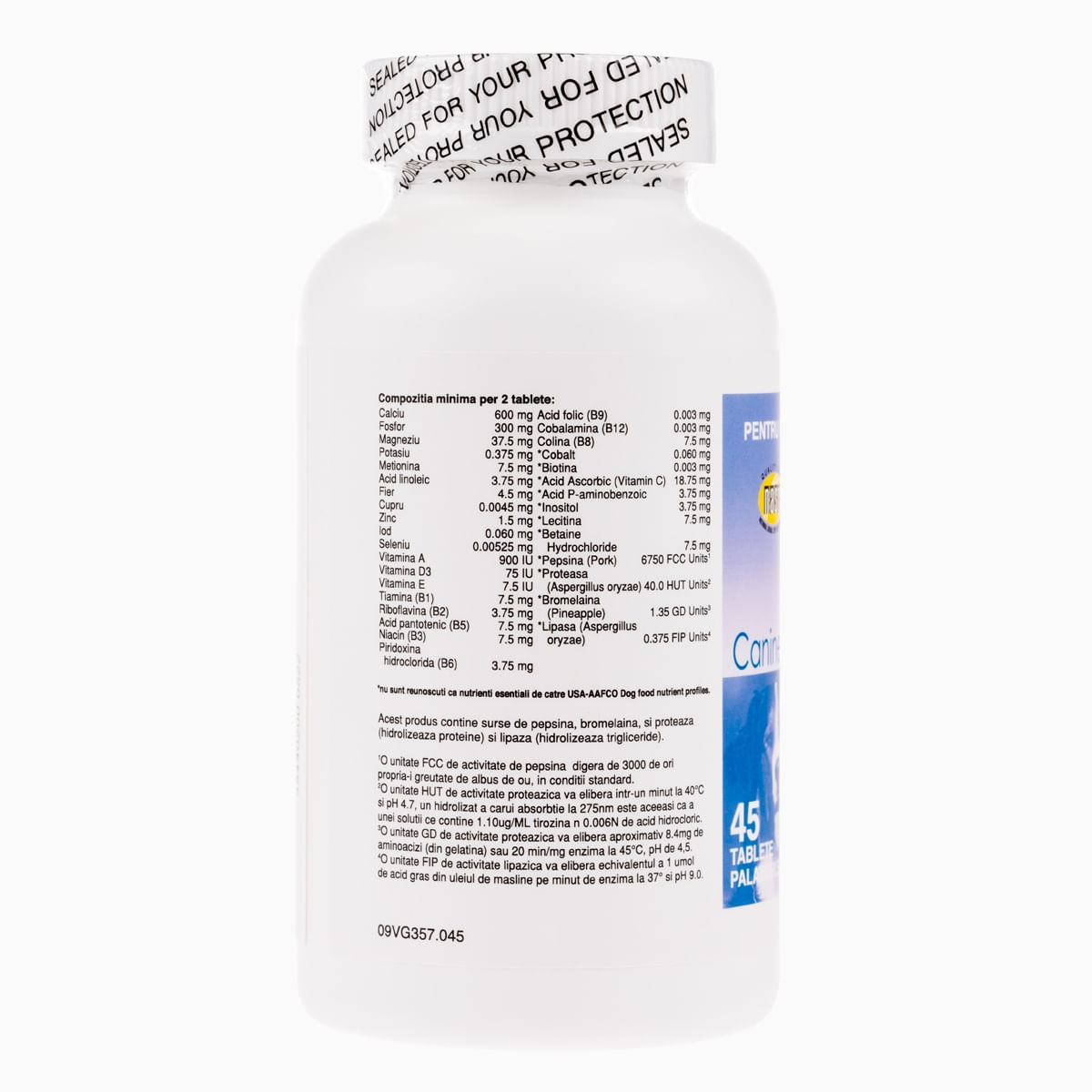 VETRI SCIENCE Canine Plus Growth Ca/P, suplimente creștere și vitalitate câini, 45tbl masticabile - poza 3
