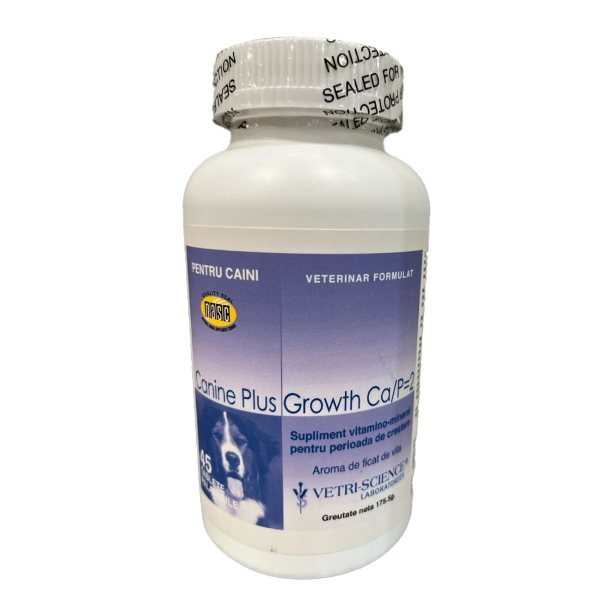 VETRI SCIENCE Canine Plus Growth Ca/P, suplimente creștere și vitalitate câini, 45tbl masticabile - poza 4