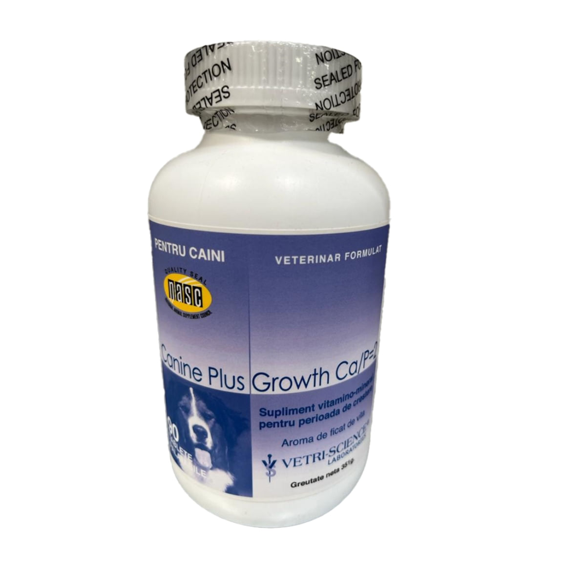 VETRI SCIENCE Canine Plus Growth Ca/P, suplimente creștere și vitalitate câini, 90tbl masticabile - poza 2