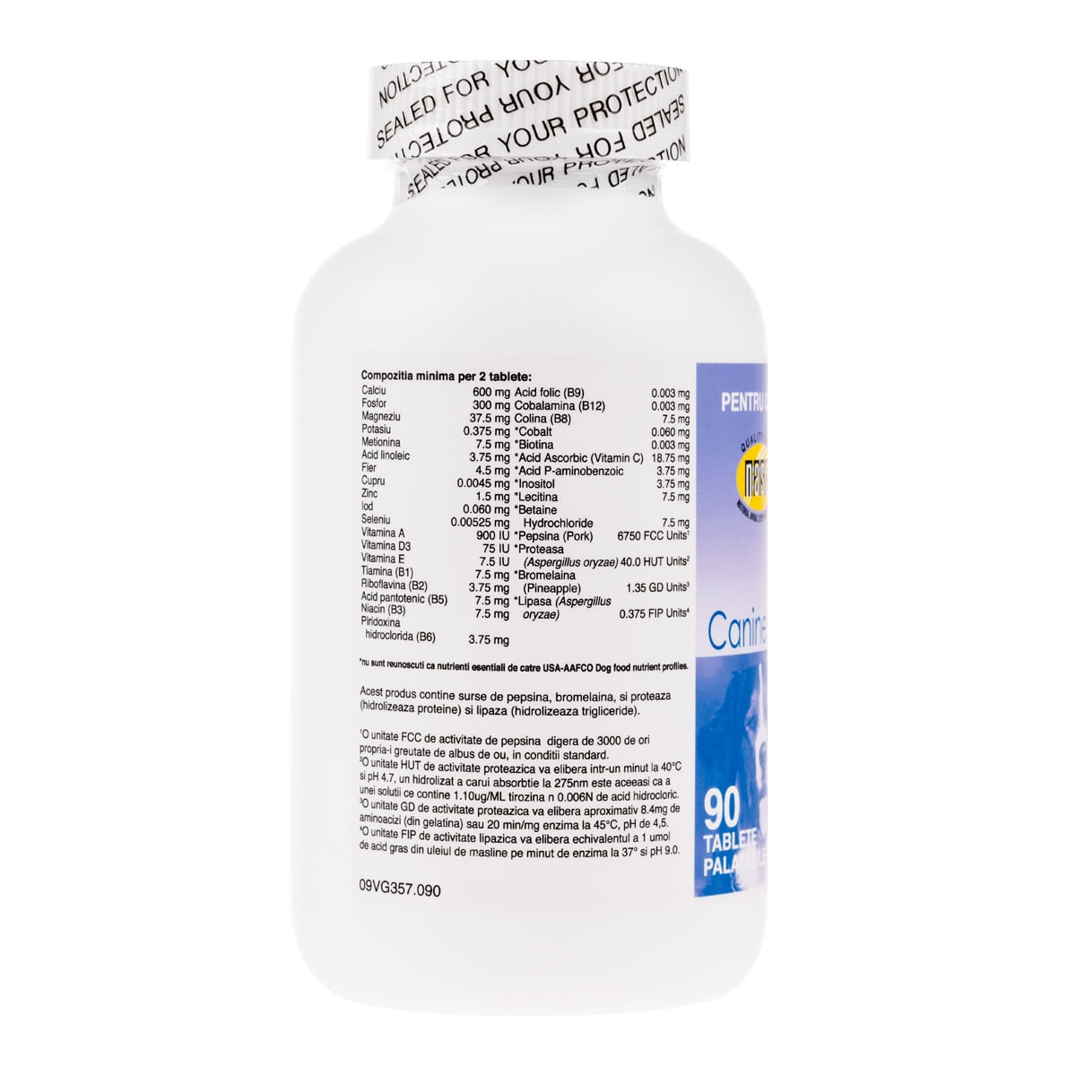 VETRI SCIENCE Canine Plus Growth Ca/P, suplimente creștere și vitalitate câini, 90tbl masticabile - poza 3