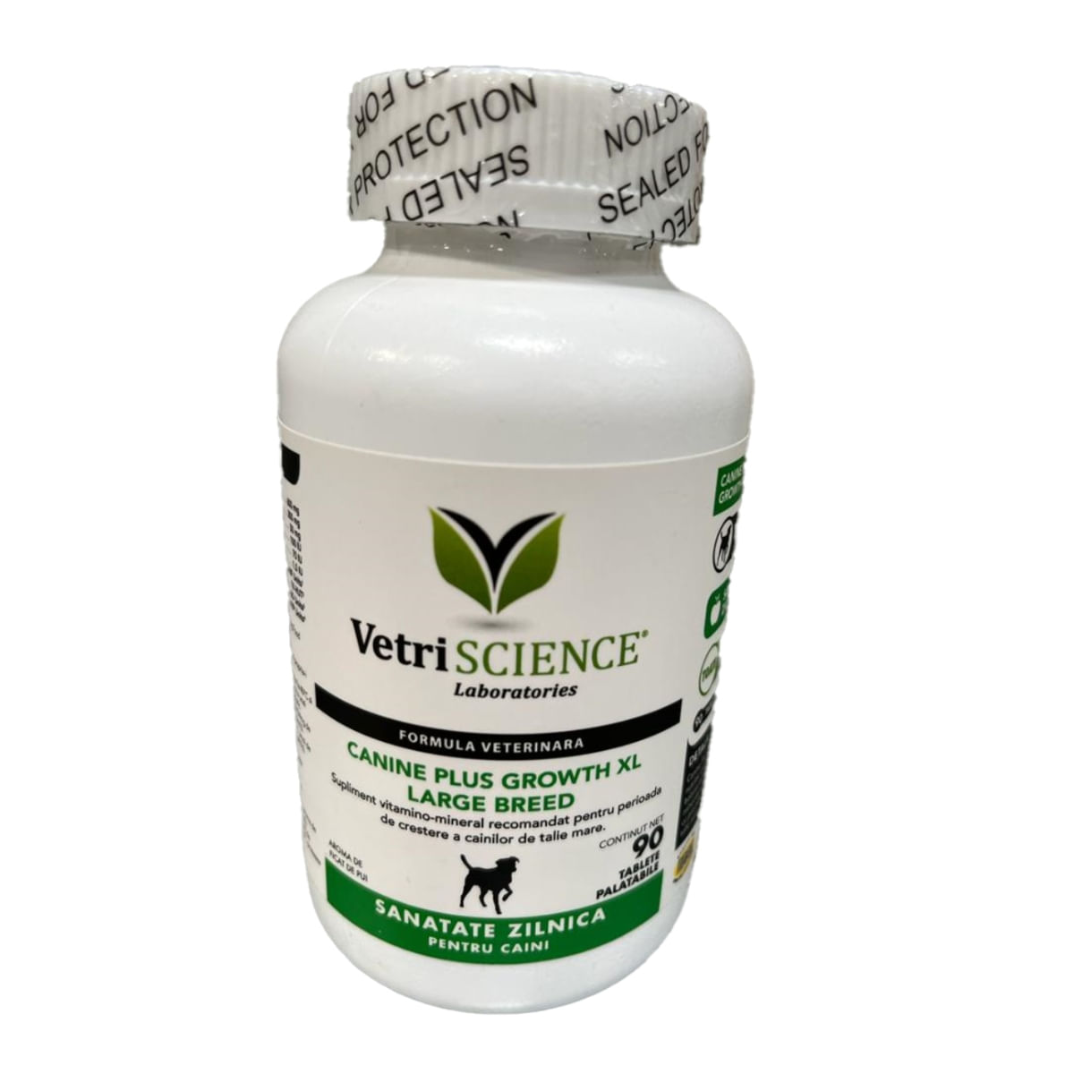 VETRI SCIENCE Canine Plus Growth XL, suplimente creștere câini, 90tbl masticabile - poza 1
