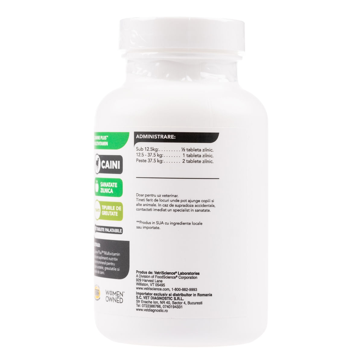 VETRI SCIENCE Canine Plus Senior, multivitamine câini senior, 90tbl masticabile - poza 2
