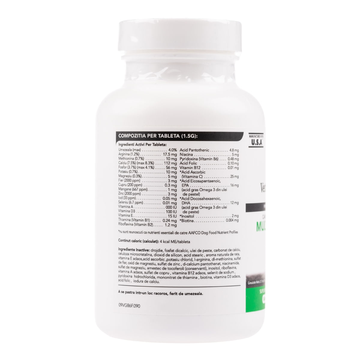 VETRI SCIENCE Canine Plus Senior, multivitamine câini senior, 90tbl masticabile - poza 4