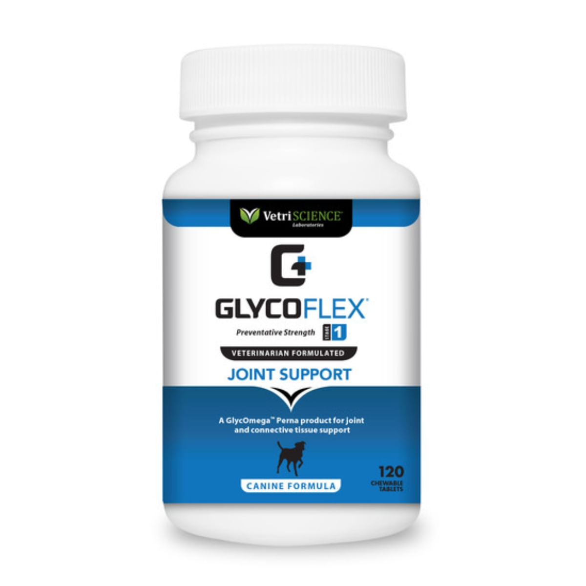 VETRI SCIENCE GlycoFlex Stage 1, suplimente articulare câini, 120tbl masticabile - poza 1