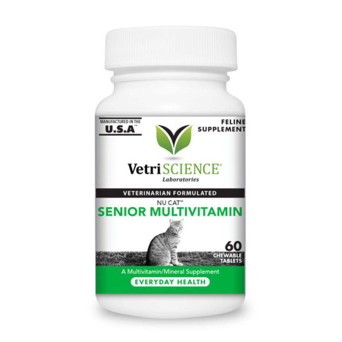 VETRI SCIENCE Nu-Cat Senior, multivitamine pisici senior, 60tbl masticabile - poza 2
