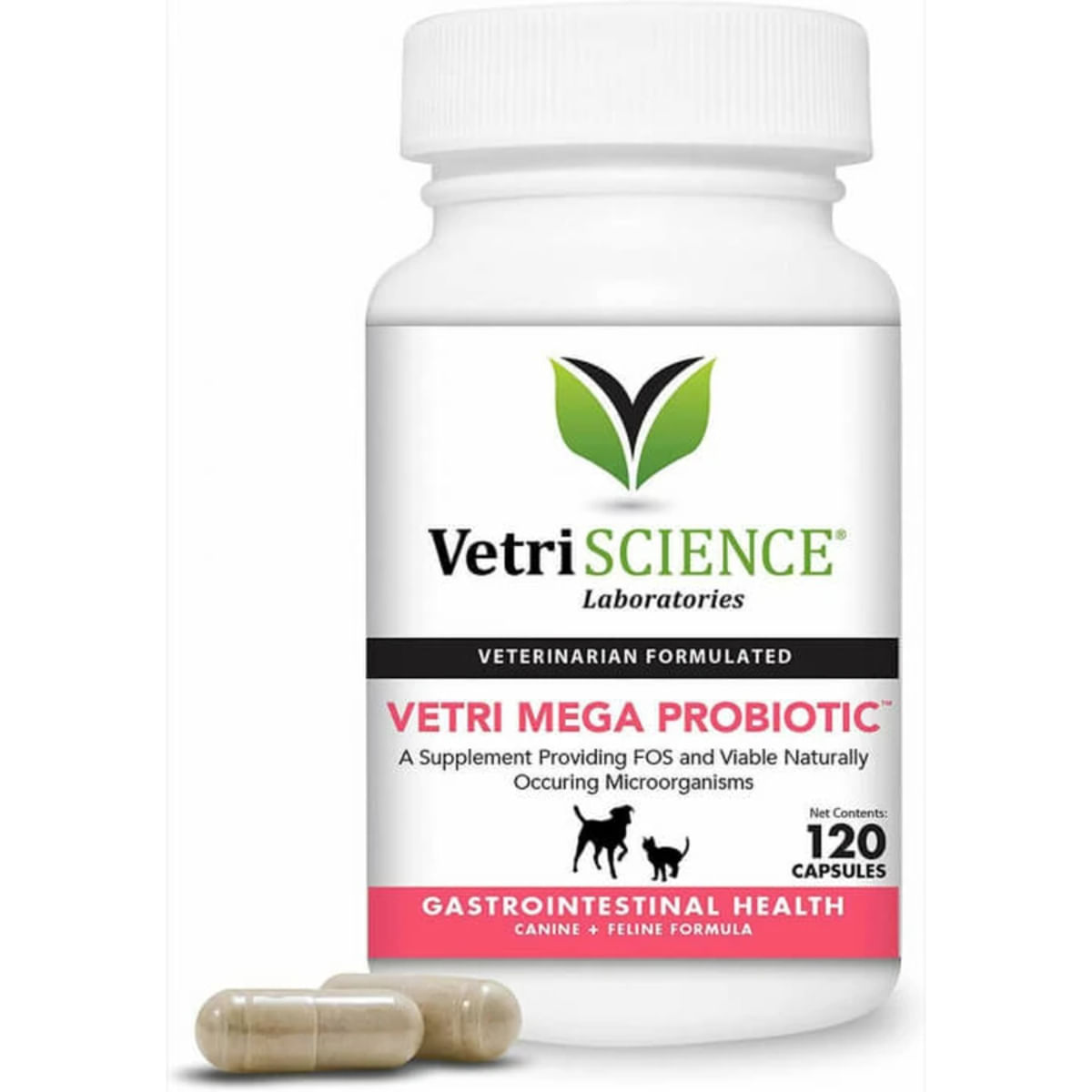 VETRI SCIENCE Vetri Mega Probiotic, probiotice câini și pisici, 120cps - poza 2