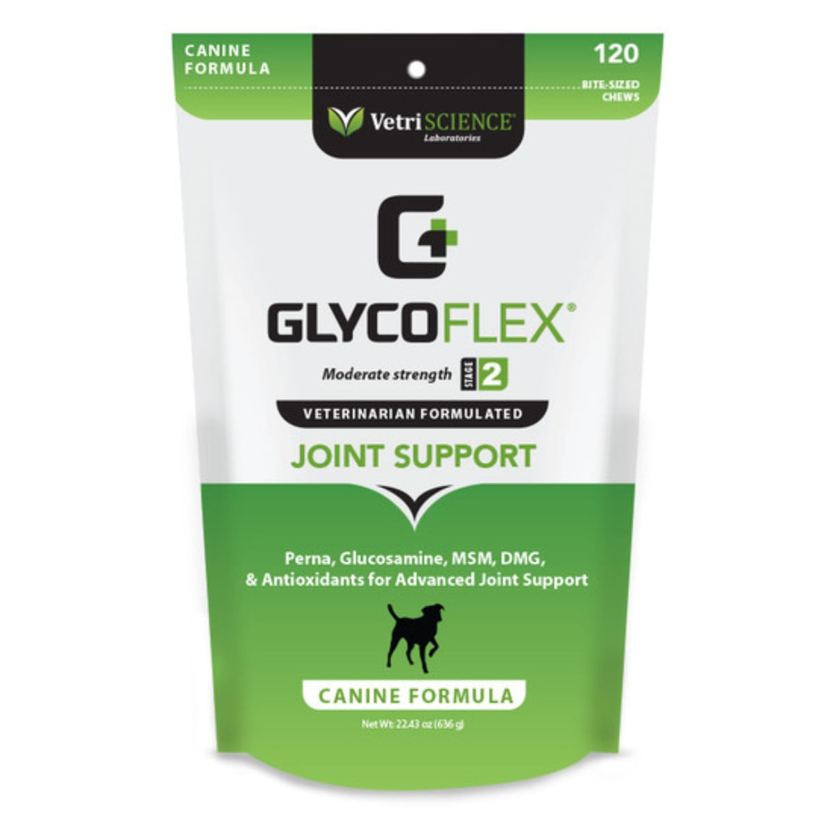 VETRISCIENCE Healthy Hip & Joint (Glycoflex stage2) Chews, supliment sistem articular câini, comprimate masticabile VETRISCIENCE Healthy Hip & Joint (Glycoflex stage2) Chews, XS-XL, supliment sistem articular câini, punguță, 120 comprimate  - poza 1
