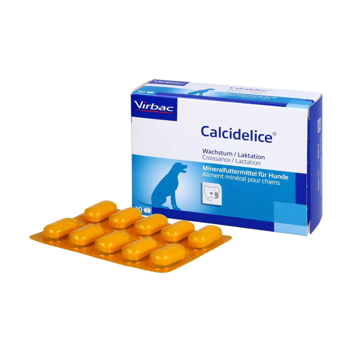 VIRBAC Calcidelice, supliment sistem osos, sistem articular câini junior, comprimate VIRBAC Calcidelice, XS-XL, supliment sistem osos, sistem articular câini junior, blister, 30 comprimate - poza 3