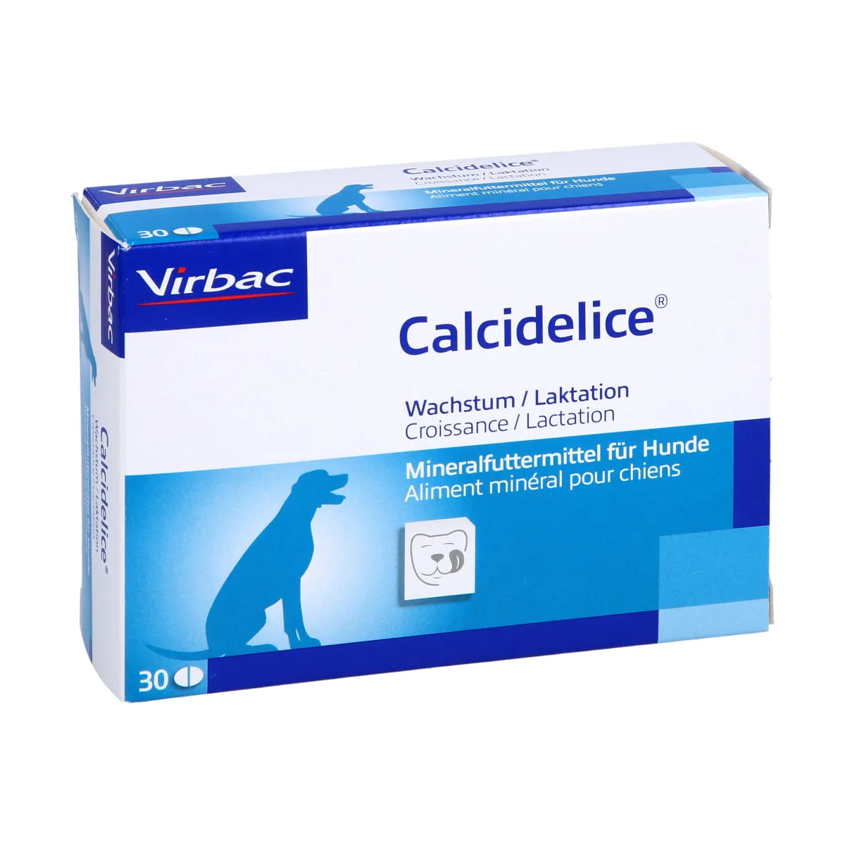 VIRBAC Calcidelice, supliment sistem osos, sistem articular câini junior, comprimate VIRBAC Calcidelice, XS-XL, supliment sistem osos, sistem articular câini junior, blister, 30 comprimate - poza 5