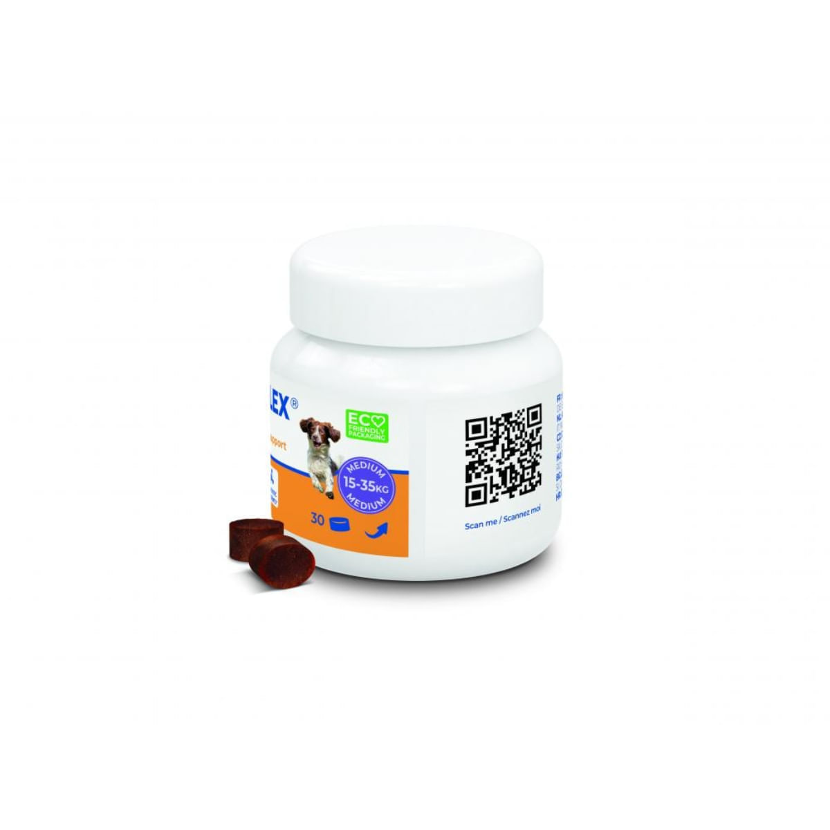 VIRBAC Movoflex Soft Chews ( 15 - 35kg), supliment sistem articular câini, comprimate masticabile VIRBAC Movoflex Soft Chews(15 - 35kg), M, supliment sistem articular câini, flacon, 30 comprimate masticabile - poza 4